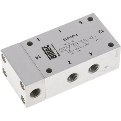 5/2 G1/8'' Luchtgestuurd Ventiel ATEX 2-10bar/28-140psi Airtec