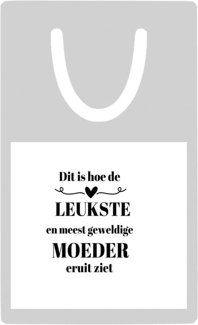 Hacebo® - dit is hoe de leukste en meest geweldigste moeder eruit ziet metalen boekenlegger - meest leukste moeder - Moeder cadeautjes - moederdag - verjaardag - geschenk - kado - moeder artikelen Bladwijzer boekenleggers - 7.6 cm x 5cm
