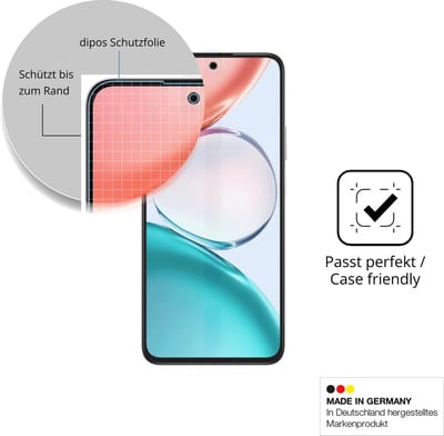 dipos – 2x Matte Pantserfolie geschikt voor Honor Play 80 Pro | 9H Screenprotector