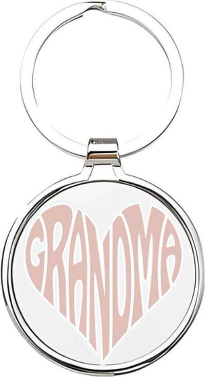 Akyol - Grandma Sleutelhanger - oma - De liefste oma - Oma sleutelhanger - grootmoeder sleutelhanger - Sleutelhanger voor oma - Familie sleutelhanger - verjaardagscadeautje - cadeau voor oma - grandmother - Bebbe - 4 x 7,5 CM