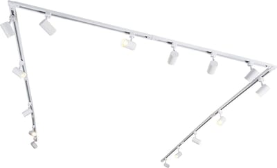 QAZQA jeana - Moderne Spot railsysteem verlichting, railverlichting geschikt voor led - 15 lichts - L 765 cm - Wit - Woonkamer | Slaapkamer | Keuken