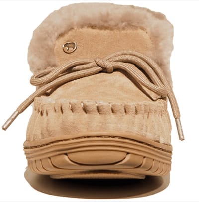 Warmbat Bunya Suede Dames Sloffen - Taupe