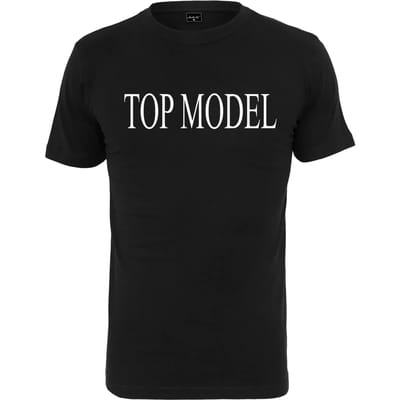 Mister Tee - Top Model Heren T-shirt - XS - Zwart