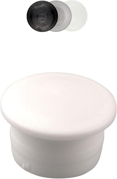 Blinddoppen Afdekkappen - Boorgatafdekking Stopper - Gaten Afsluiten - Polyethyleen Kunststof - 119 mm - Wit