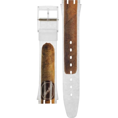 Swatch Plastic - Originals Medium (34mm) /Access/Solar/Musicall/Stop - G/SK/SL/SR/SS/SO28 AGK250 GK250 Cigar Horlogeband