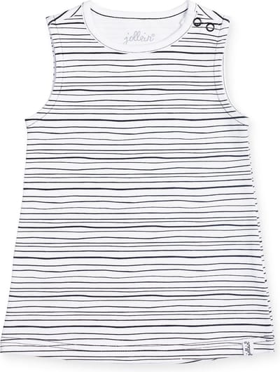 Jollein Meisjes Jurk - Black stripes - Maat 50/56