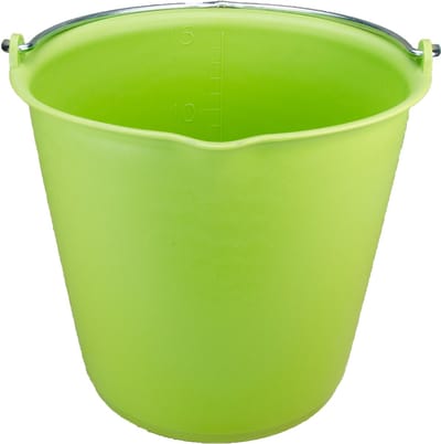 Emmer 15 liter met schenktuit Licht groen