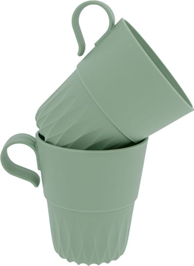 Officup herbruikbaar 180ml, PP Ø 7,56 x 8,8 cm groen (20 stuks)