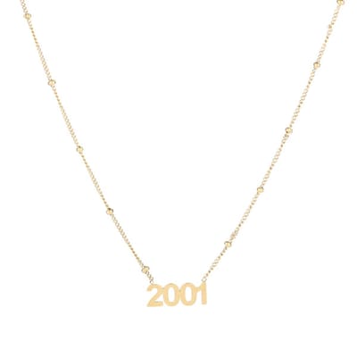 Ketting-Jaartal-2001-Goud