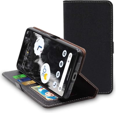 ebestStar - Hoes geschikt voor Google Pixel 7, Wallet Etui, Book case hoesje, Zwart