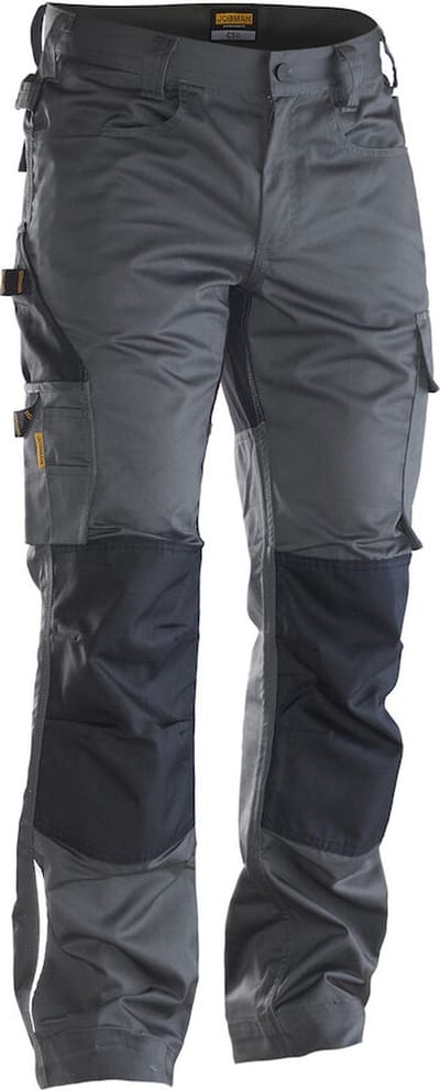 Jobman 2324 Service Trousers Stretch 65232420 - Donkergrijs/Zwart - C42