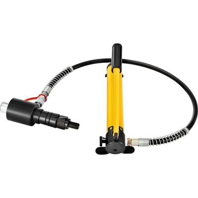 Élargisseur hydraulique de tuyau d'échappement, taille 1-5/8  à 4-1/4 , 10 T Étireur manuel hydraulique de tuyaux avec 4 matrices et 2 boîtes de rangement pour tubes en cuivre, aluminium dans