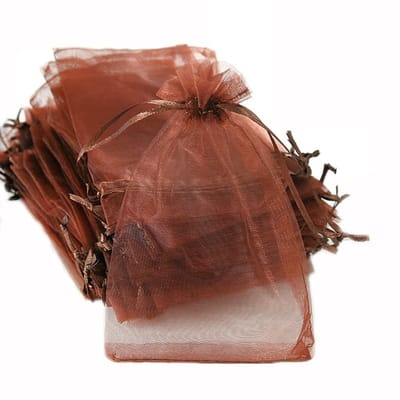 SPHProducts - Organza zakjes - Geschenken - Trekkoord - 9x12 cm - Snoepzakjes - Voor bruiloft en feest