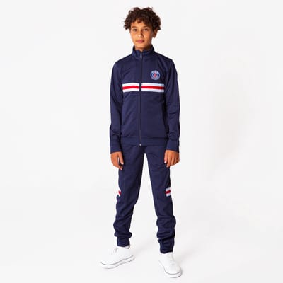 Paris Saint-Germain Trainingspak Kinderen - Maat 116 - PSG - Voetbakleding Kinderen - Blauw - Polyester