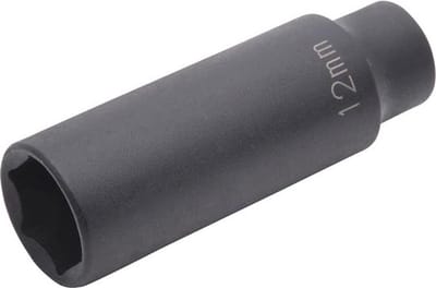 SW-Stahl S3224-5 IMPACT dopsleutelinzet, 12 mm, extra lang, met 6,3 mm (1/4") aandrijving