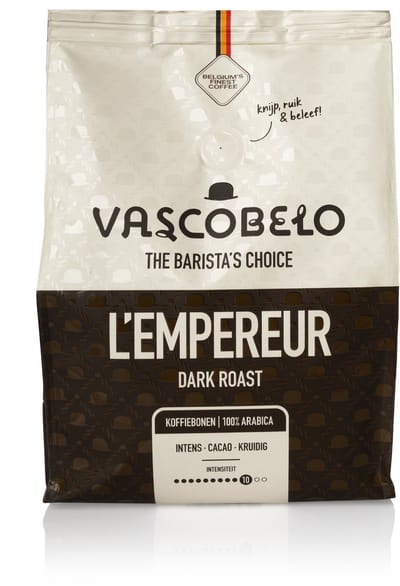 Vascobelo Koffiebonen L’Empereur – 4x 450g – 100% Arabica – Dark Roast – Intens