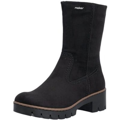 Rieker dames enkellaarsjes X5781-00 zwart