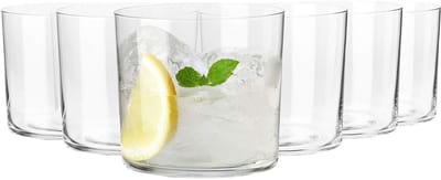 KROSNO | Lange Cider Bier Glazen | Set van 6 - 350 ml | Loodvrij kristalglas | Mixology Collectie | Perfect voor Thuis, Restaurants en Feesten | Vaatwasser Veilig