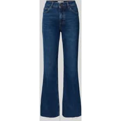 High rise jeans van katoenmix, modell 'KIRUNA'