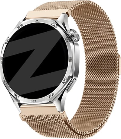 Bandz Smartwatch bandje Milanese 20mm - geschikt voor Samsung Galaxy Watch 7 40 & 44mm / 6 (Classic) / 5 (Pro) / 4 / FE / 3 - 41mm / Active - Polar Pacer / Unite / Ignite - Amazfit GTS 1/2/3/4 / Bip 3 Pro / U Pro - Rosé Goud
