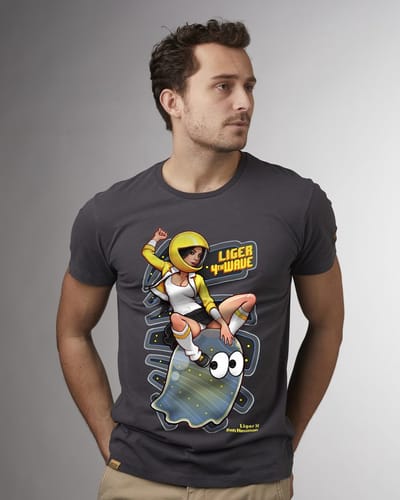 LIGER - Limited Edition van 360 stuks - Ben Newwman - Gaming - Pin Up - T-Shirt - Maat M