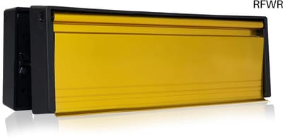 RFWR® Premium tochtbestendige brievenbus met telescopische mouwen voor houten en kunststof deuren