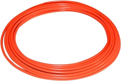Remkabelhoes - Fietsonderdeel - Fietsonderhoud - Met teflonslang - 5 mm diameter - Neon-oranje