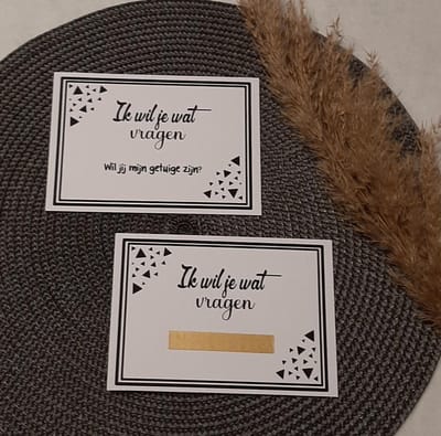 Mint11 - Kraskaart getuige vragen - bruiloft - trouwen - bestman - maid of honor