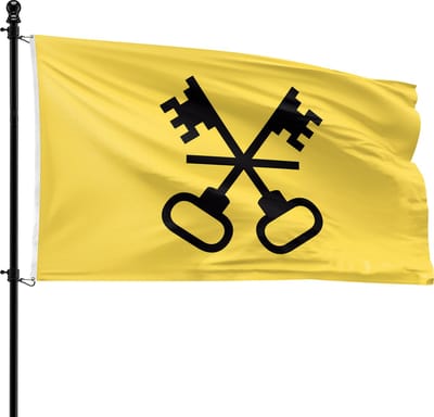 VlagDirect - Waddinxveen vlag - Gemeente Waddinxveen vlag - 90 x 150 cm.
