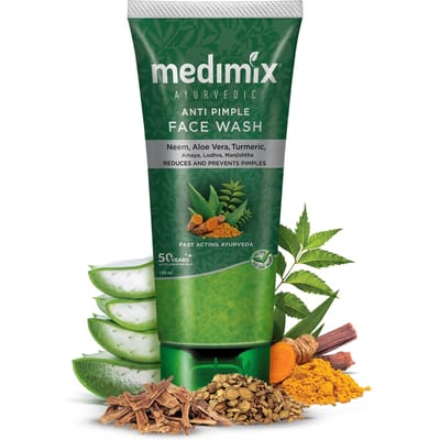 Medimix Ayurvedische Gezichtsreiniger tegen Puistjes, 100ml blue