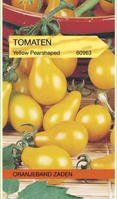 Oranjebandzaden -  Tomaten Yellow Pearshaped