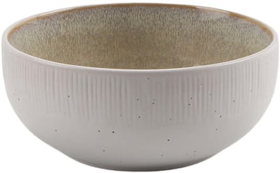 HIT Trading servies schaal aardewerk wit 13cm - diepe serveerschaal.