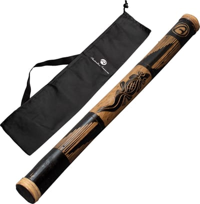 Rainstick 60cm bewerkt – met nylon tas