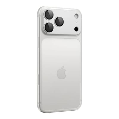 Spigen Camera Lens Protector Geschikt voor Apple iPhone 17 Pro - Glas.tR EZ Fit Optik Pro XL - 9H Tempered Glass - Gemakkelijke Installatie - Zilver 1-Pack