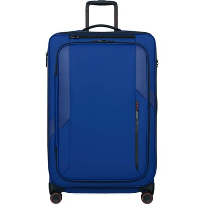 Samsonite Koffer - Glazed spinner 78/29 (4 wiel) lichtgewicht koffer - 48 x 78 x 32/35 cm - uitbreidbaar - Electric blue - 141 l