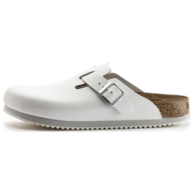 Birkenstock Souple Confortable Semelle Épaisse Bout Rond Chaussures Respirantes d'Extérieur Pantoufles à Capuchon EVA Pantoufles Unisexes Blanc 0060136 38 white
