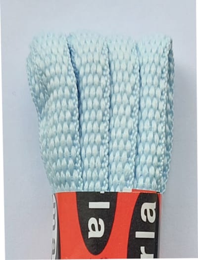 Marla Veter - Licht Blauw - Ovaal - Rond - Lengte 90 cm - Dikte 6 mm - Schoenveter