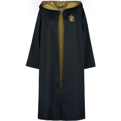 Harry Potter Cape - Hufflepuff - S-M tot XXL-3XL - zwart