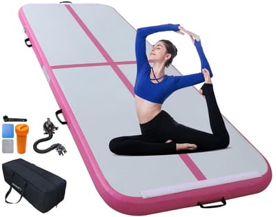 Turnmat Kinderen - Airtrack - Roze