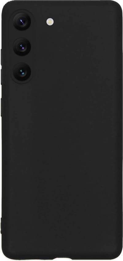 Hoes - Geschikt voor Samsung Galaxy S23 - Sterk & Shockproof - Hoesje Cover - Siliconen Case - Zwart