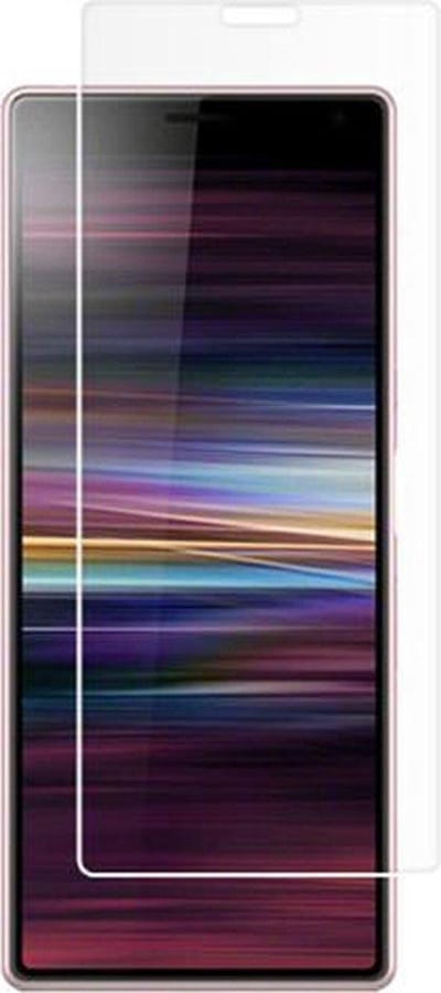 Back Cover met Opbergvakjes + Gehard Glas Screenprotector voor Sony Xperia 10 II _ Roze Goud