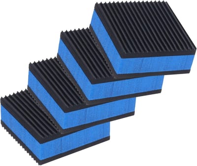 Rubber Anti Vibration Pads - 4 Stuks 2 x 2 x 7/8 Inch, Duurzame EVA Isolatiematten voor Luchtcompressor, Airconditioner en Wasmachine