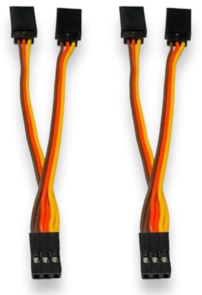 Premium Servo Y verlengkabel 2 stuks 15cm voor modelbouw