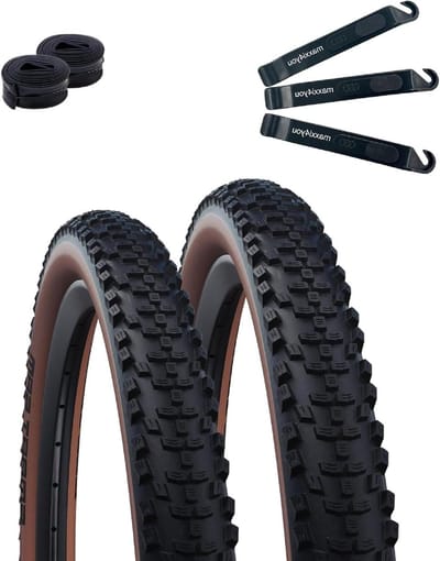 MTB Banden Set - Allround Banden - Fietsen Op Terrein - Bronze Skin Zijwand - 27.5 x 2.25 - Brons