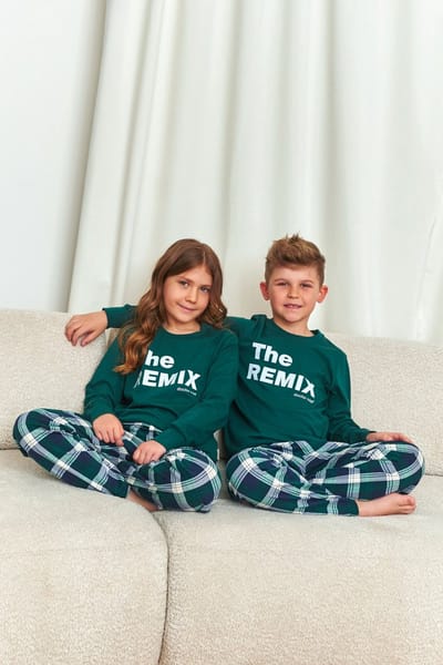 Doctor Nap Meisjes Jongens Pyjama Familie Gezin Matching The Remix Emerald PDU.7342 110/116