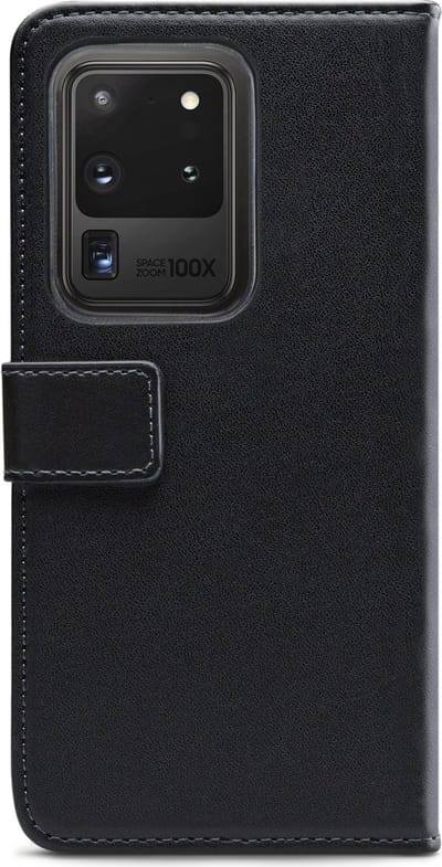 Mobilize Telefoonhoesje geschikt voor Samsung Galaxy S20 Ultra Hoesje | Mobilize Classic Gelly Wallet Bookcase Portemonnee | Pasjeshouder voor 2 Pasjes | Telefoonhoesje voor Pinpas / OV Kaart / Rijbewijs - Zwart
