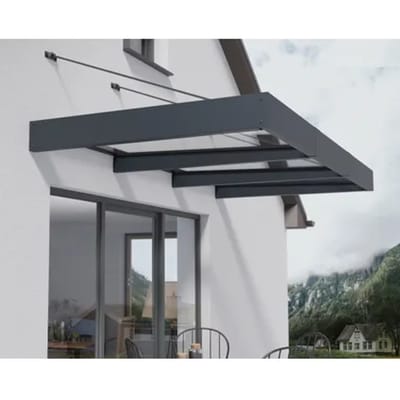 Palram | Canopia - Deur En Veranda Luifel Sophia Xl - Helder 286x140x67cm