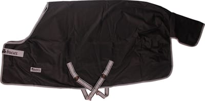 Bucas Deken Bucas Anniversary Turnout Stay-dry 0gr Zwart-zilver - 140/191