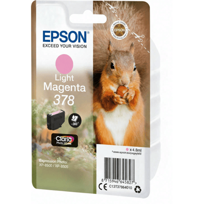 Epson Squirrel singlepack licht magenta 378 Claria Photo HD-inkt