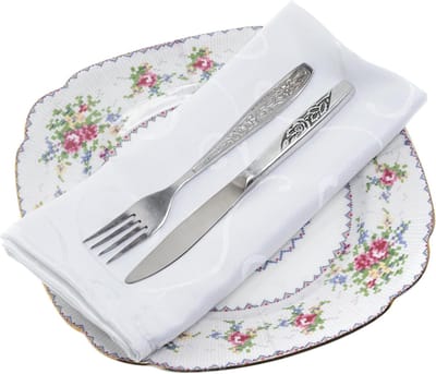 Famanu – Set van 10 kerstservetten van 50,8 cm x 50,8 cm, 100% polyester, ideaal voor feestdagen en speciale gelegenheden